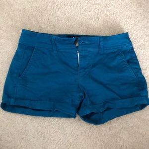 American Eagle Super Stretch Teal Shorts